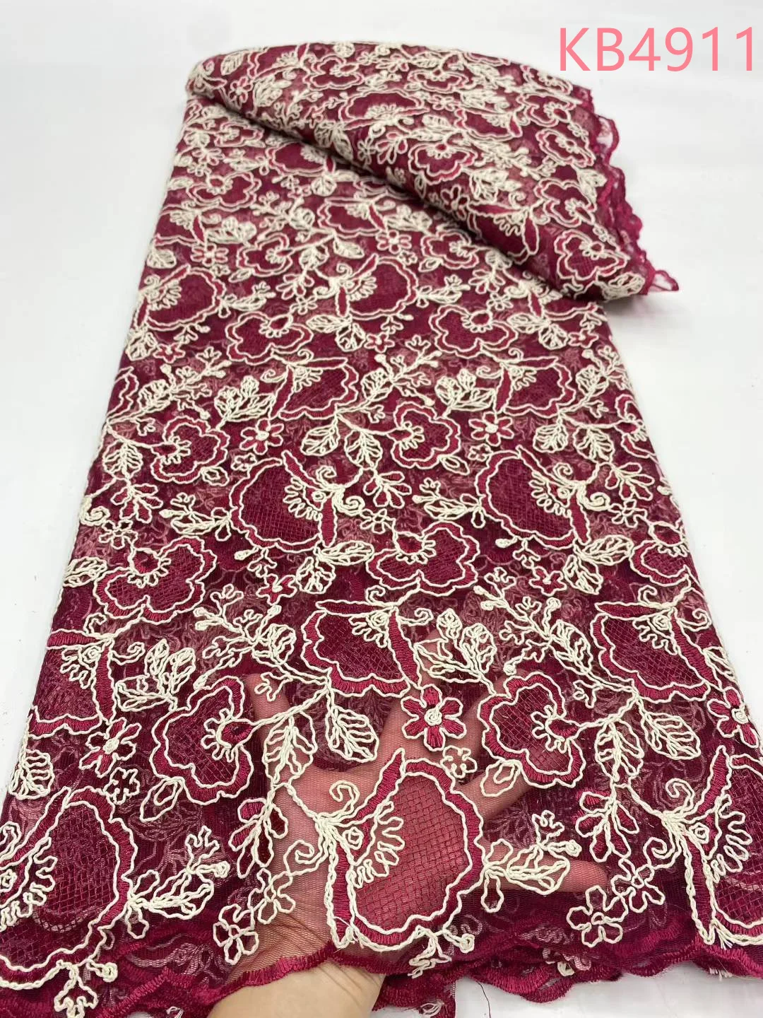 2025 African Beaded Lace Fabric Sequins French Mesh Red Embroidered French Sequins For Women's Evening Dresses Sewing KB4911
2025 African Beaded Lace Fabric Sequins French Mesh Red Embroidered French Sequins For Women's Evening Dresses Sewing KB4911