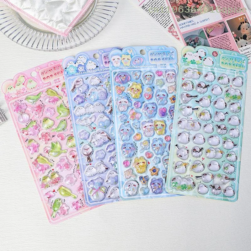 (Summer4)4 Pcs/Set Cute Animal Sparrow 3D Relief Stickers Decorative For Journal DIY Phone Case Embellishments
(Summer4)4 Pcs/Set Cute Animal Sparrow 3D Relief Stickers Decorative For Journal DIY Phone Case Embellishments
