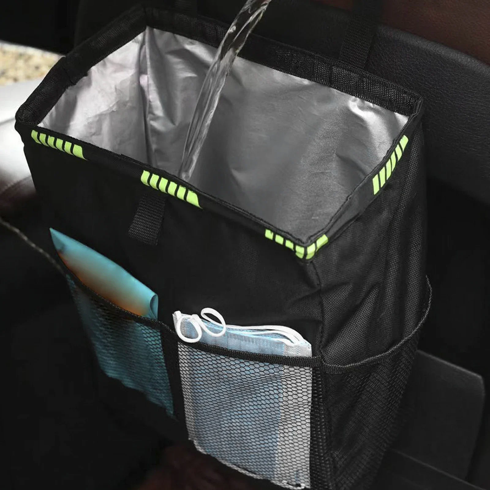 Car Trash Can Handy Tissue Holder Leak-Proof Car Organizer Storage Bag Car Rear Seat Garbage Bin With adjustable release buckle
Car Trash Can Handy Tissue Holder Leak-Proof Car Organizer Storage Bag Car Rear Seat Garbage Bin With adjustable release buckle