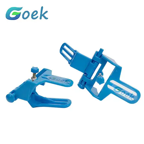 5 or 10pcs/Set Dental Articulator Plastic Jaw Frame Denture Laboratory Supplies Equipment Tools Materials Blue Color