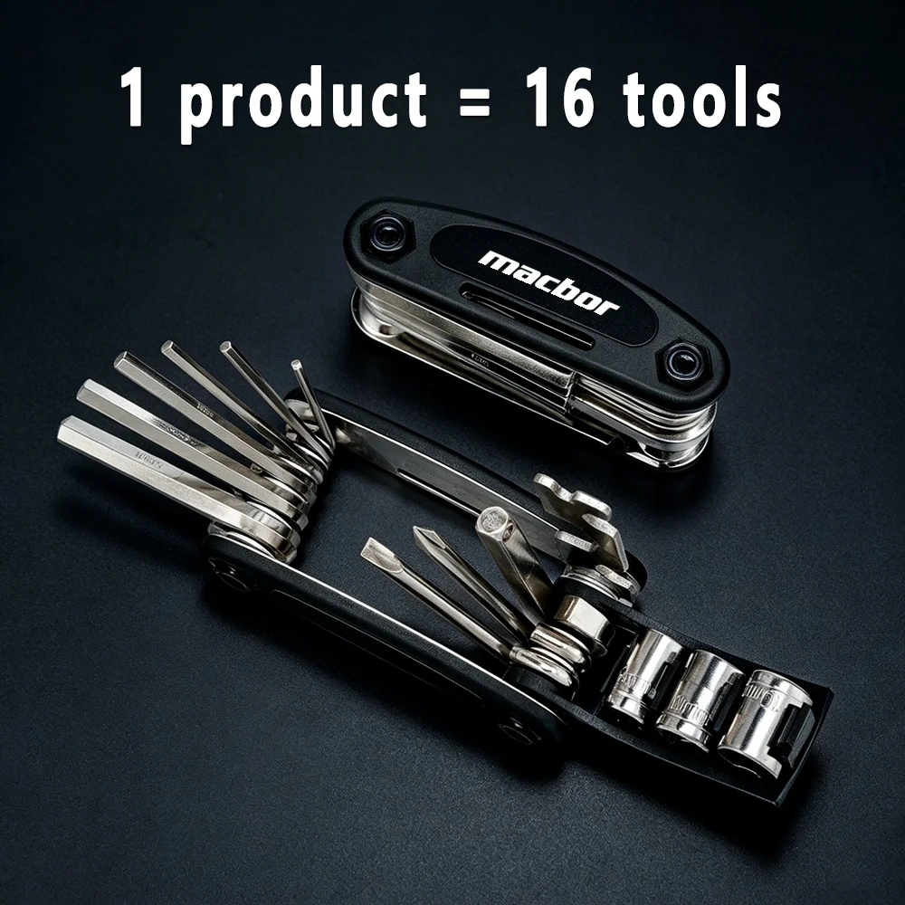 For Macbor Montana XR5 XR1 XR 1 5 X R5 R1 Portable Socket Wrench Folding Multi Repair Tool Set Kit Multifunction Screwdriver Hex
For Macbor Montana XR5 XR1 XR 1 5 X R5 R1 Portable Socket Wrench Folding Multi Repair Tool Set Kit Multifunction Screwdriver Hex
