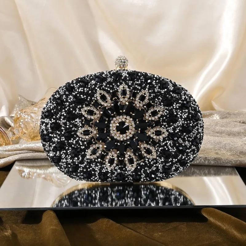 Flower Rhinestones Evening Bags Metal Prom Clutch Diamonds Clutch with Chain Shoulder Handbags Wedding Female Purse
Flower Rhinestones Evening Bags Metal Prom Clutch Diamonds Clutch with Chain Shoulder Handbags Wedding Female Purse