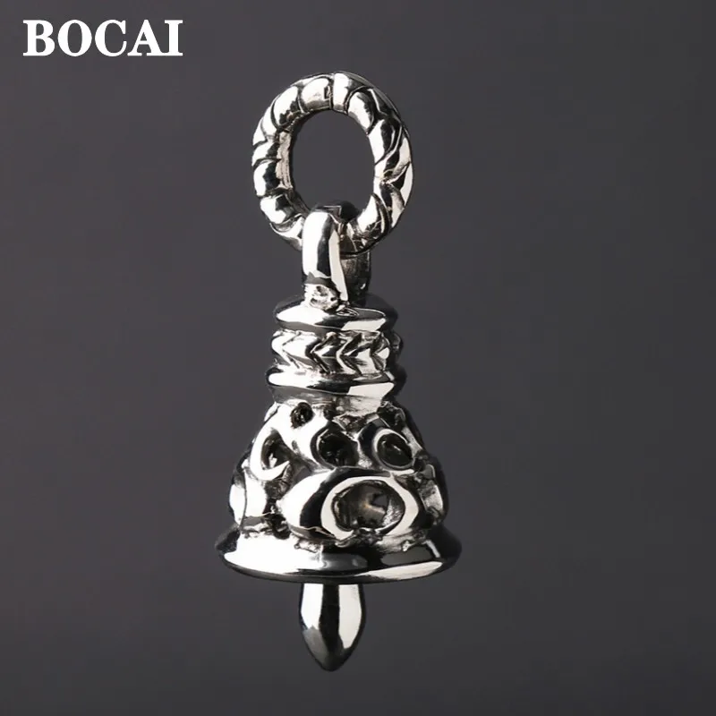 BOCAI 100% S925 Серебряный ювелирный аксессуар 15*34 мм Полый бриллиантовый колокольчик Подвеска для мужчин и женщин оптом
BOCAI 100% S925 Серебряный ювелирный аксессуар 15*34 мм Полый бриллиантовый колокольчик Подвеска для мужчин и женщин оптом
