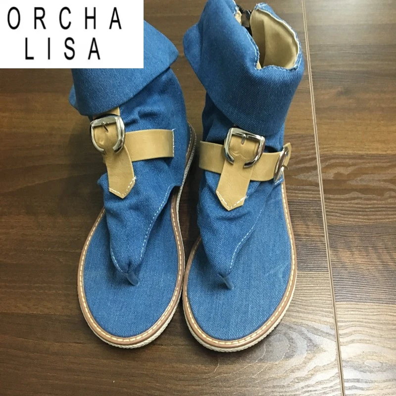 ORCHA LISA, синие туфли, сандалии-гладиаторы с пряжкой, женские летние джинсовые ботинки, ботильоны, сандалии, размер 43,
ORCHA LISA, синие туфли, сандалии-гладиаторы с пряжкой, женские летние джинсовые ботинки, ботильоны, сандалии, размер 43,