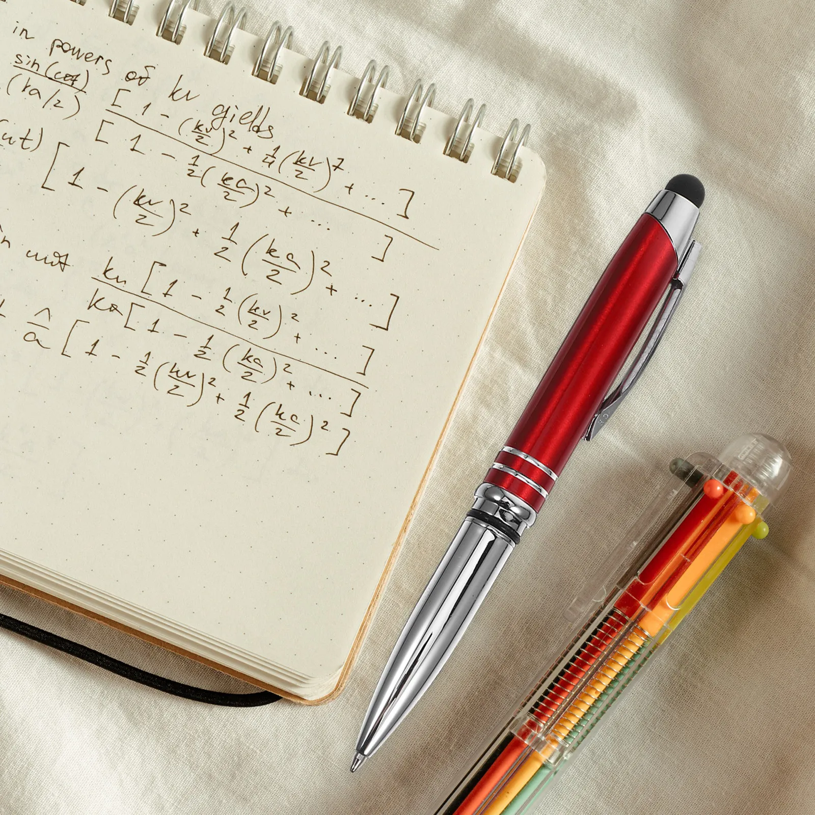 4Pcs LED Lighted Ballpoint Pen with Stylus Function Metal Press Pen Bright Illumination for Night Writing Portable Stationery
4Pcs LED Lighted Ballpoint Pen with Stylus Function Metal Press Pen Bright Illumination for Night Writing Portable Stationery