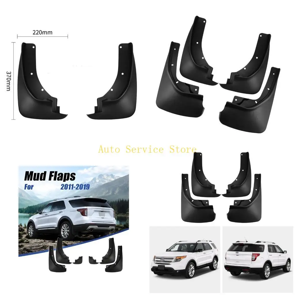 462A Black Molded Mud Flap Set 2011-2019 Front Rear Guard Pieces
462A Black Molded Mud Flap Set 2011-2019 Front Rear Guard Pieces
