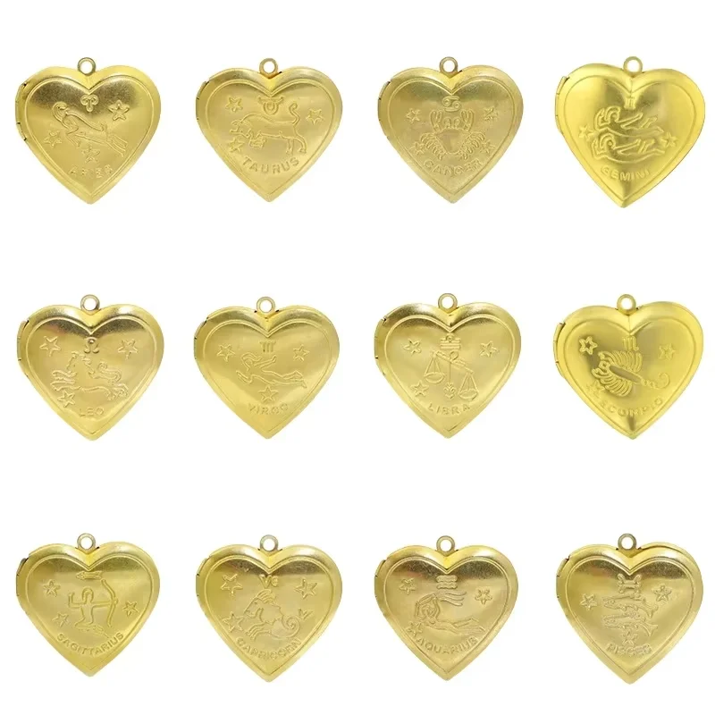 BoYuTe (50 Pieces/Lot) 28.5mm Heart Shaped The Zodiac Lockets Brass Photo Locket Pendants Can Open Diy Jewelry Accessories
BoYuTe (50 Pieces/Lot) 28.5mm Heart Shaped The Zodiac Lockets Brass Photo Locket Pendants Can Open Diy Jewelry Accessories
