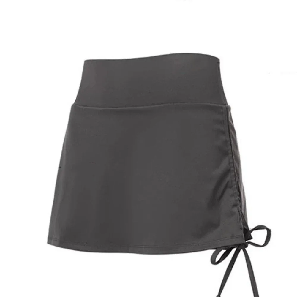 High-Waisted Pleated Hip-lifting Shorts Irregular Curved Hem Slim Fit Sports Skirt Pants Anti Glare Quick Drying Mini Skirt
High-Waisted Pleated Hip-lifting Shorts Irregular Curved Hem Slim Fit Sports Skirt Pants Anti Glare Quick Drying Mini Skirt