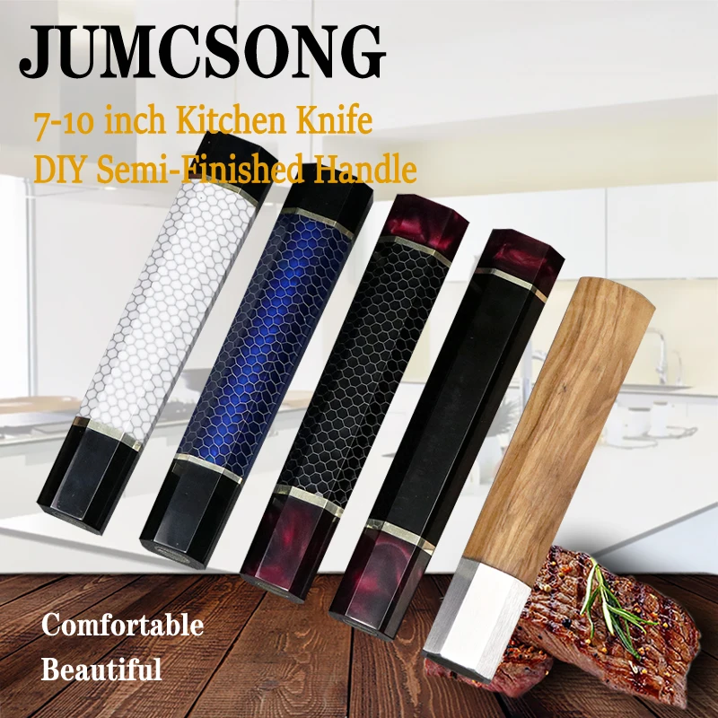 DIY Chef's Knife Handle Material Natural Resin Octagonal Handicraft Kitchen Tools
DIY Chef's Knife Handle Material Natural Resin Octagonal Handicraft Kitchen Tools