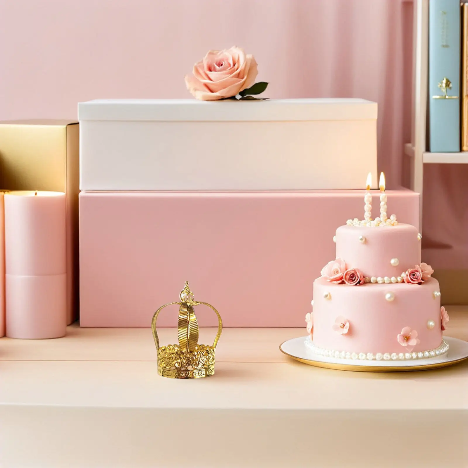 1 шт. Экологичный золотой металлический топпер для торта в виде короны, украшение на день рождения, сувенир для вечеринки, милый аксессуар для волос, подарок для родственников, для веселья
1 шт. Экологичный золотой металлический топпер для торта в виде короны, украшение на день рождения, сувенир для вечеринки, милый аксессуар для волос, подарок для родственников, для веселья