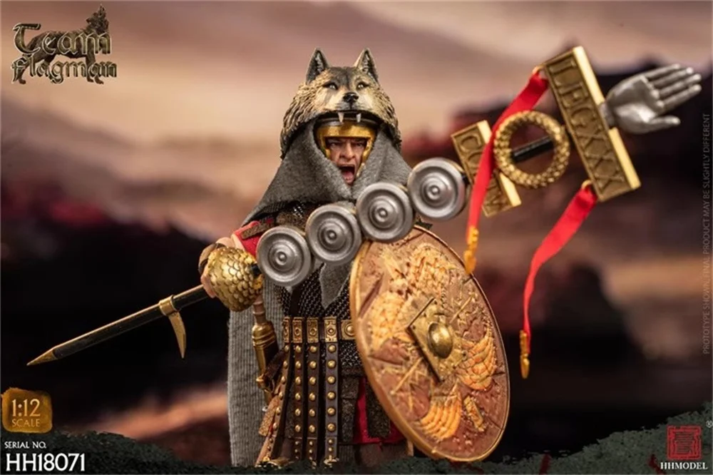 Hot Sale 1/12 HHMODEL HH18071 Old Vintage Imperial Roma Soldier Warrior Flag Full Set Moveable Action Figure Gift For Collec
Hot Sale 1/12 HHMODEL HH18071 Old Vintage Imperial Roma Soldier Warrior Flag Full Set Moveable Action Figure Gift For Collec
