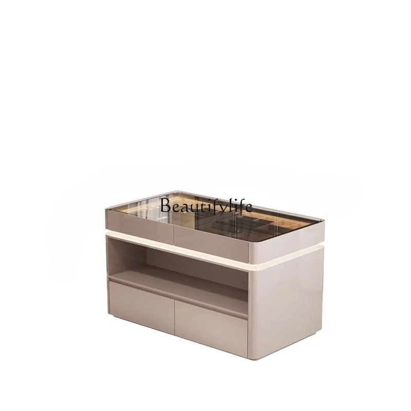 Light Luxury Floor-to-Floor Jewelry Cabinet Cloakroom Island Cabinet Drawer Cabinet
Light Luxury Floor-to-Floor Jewelry Cabinet Cloakroom Island Cabinet Drawer Cabinet