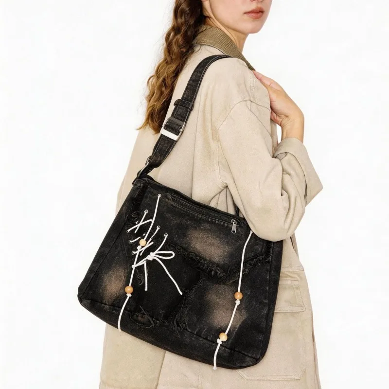 Denim Armpit Bag Large Capacity Crossbody Bag for Woman Shoulder Bags Women Travel Bags Tote Bag for Women Shopping Bags Сумка
Denim Armpit Bag Large Capacity Crossbody Bag for Woman Shoulder Bags Women Travel Bags Tote Bag for Women Shopping Bags Сумка