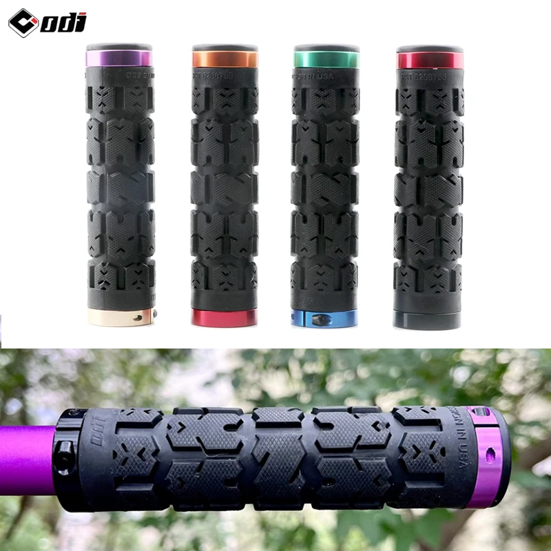 ODI Grips Bicycle Cuffs MTB Lock on Anti Slip Mountain Bike Handlebar Covers with Plugs Handles for Bicycle Mtb Bike Gauntlet
ODI Grips Bicycle Cuffs MTB Lock on Anti Slip Mountain Bike Handlebar Covers with Plugs Handles for Bicycle Mtb Bike Gauntlet