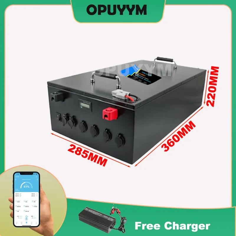 LI-IRON 60V 100AH LIFEPO4 Battery with Ssmart BMS Multiport for Food Truck Electric Vehicle Scooter
LI-IRON 60V 100AH LIFEPO4 Battery with Ssmart BMS Multiport for Food Truck Electric Vehicle Scooter