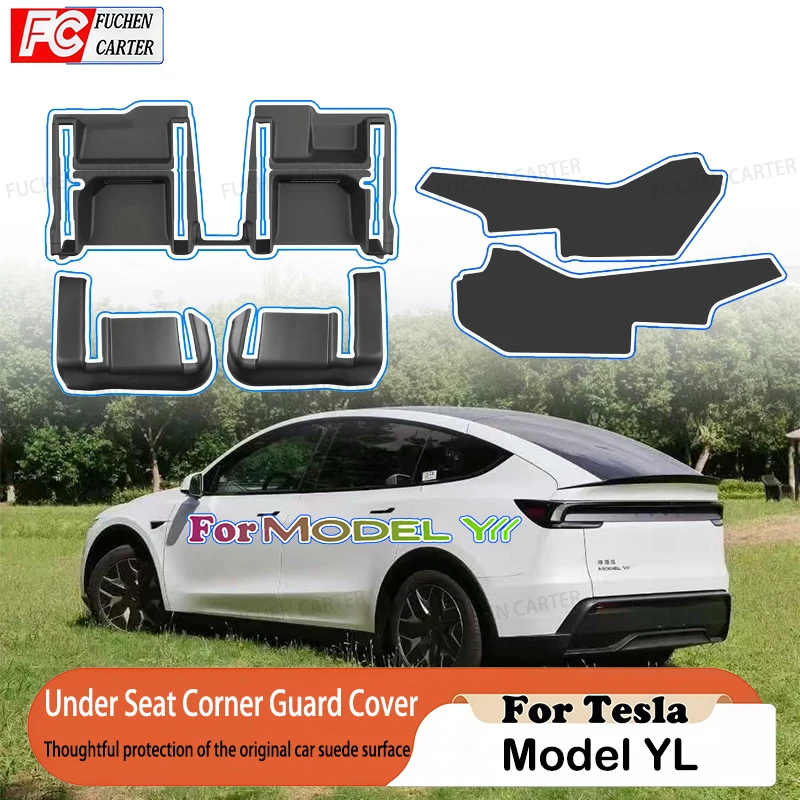 For Tesla Model YL Launch 2026 TPE Under Seat Corner Guard Seat Slide Rail Protector Cover Anti-Kick Decor Flocking Accessories
For Tesla Model YL Launch 2026 TPE Under Seat Corner Guard Seat Slide Rail Protector Cover Anti-Kick Decor Flocking Accessories