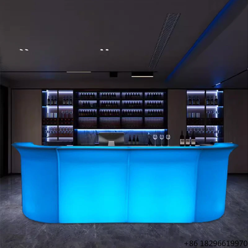 Illuminated LED Portable Plastic Bar Counter for Home WineNightclub Party
Illuminated LED Portable Plastic Bar Counter for Home WineNightclub Party