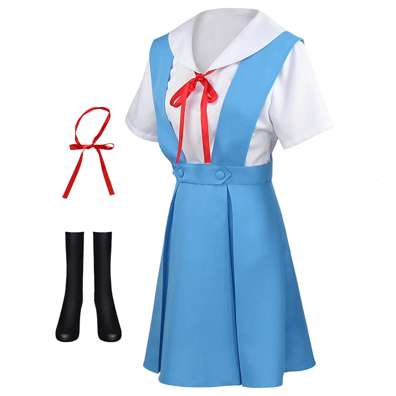 Rei Ayanami Cosplay Costume Asuka Langley Soryu Cosplays Women School Uniform Dresses Wig Hair Clips Halloween Loli Clothing
Rei Ayanami Cosplay Costume Asuka Langley Soryu Cosplays Women School Uniform Dresses Wig Hair Clips Halloween Loli Clothing
