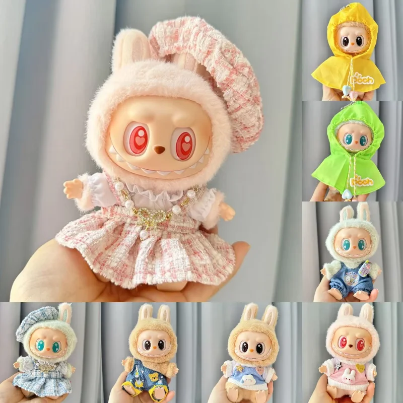 17cm Labubu II Idol Dolls Clothes Cute Mini Plush Doll Sitting Party Outfit Korea Kpop Exo Clothing Bib Pants Skirts DIY Gift
17cm Labubu II Idol Dolls Clothes Cute Mini Plush Doll Sitting Party Outfit Korea Kpop Exo Clothing Bib Pants Skirts DIY Gift