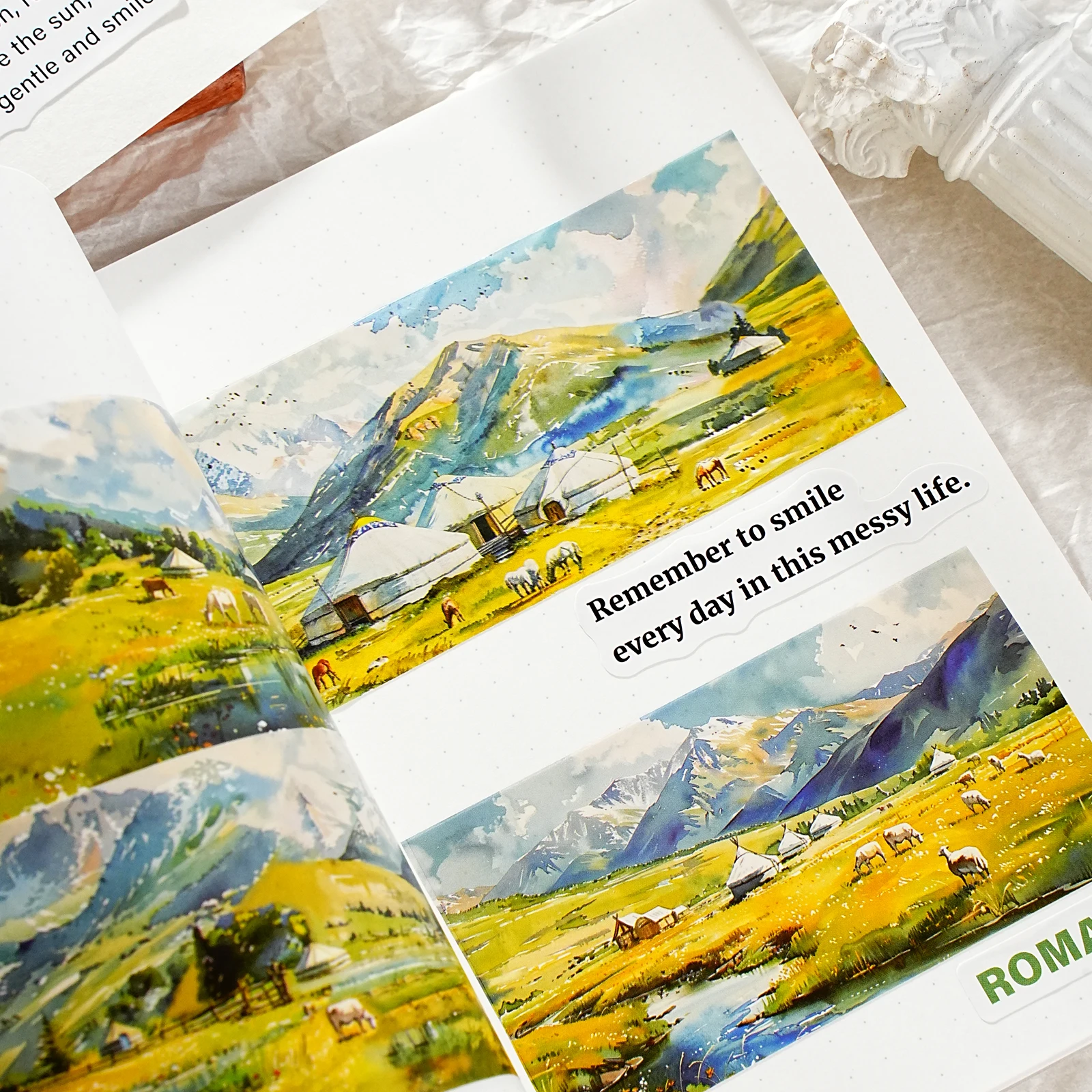 45mm*2m Plateau Scenery "Freedom" Series Tape Stickers, for scrapbooking, DIY journals, outdoor decorations and stationery
45mm*2m Plateau Scenery "Freedom" Series Tape Stickers, for scrapbooking, DIY journals, outdoor decorations and stationery