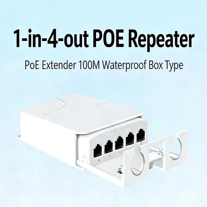 Коробка распределения сигнала Водонепроницаемый 4 выходных порта Прочная конструкция Светодиодный индикатор в комплекте Простой
Коробка распределения сигнала Водонепроницаемый 4 выходных порта Прочная конструкция Светодиодный индикатор в комплекте Простой