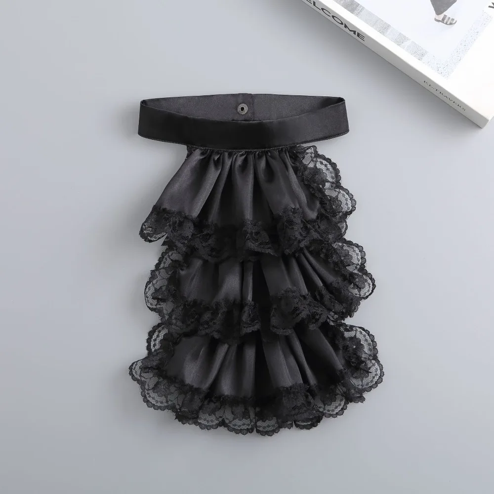 Fashion Detachable Renaissance Collar Elegant Vintage Elizabethan Neck Ruff Layered Opera Ruffled Collar Photo Props
Fashion Detachable Renaissance Collar Elegant Vintage Elizabethan Neck Ruff Layered Opera Ruffled Collar Photo Props