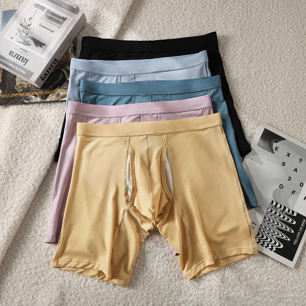 Men Breathe Separated Pouch Boxers Shorts Sports Breathable Lingeries For Man Lengthen Anti-chafing Underwear Men's Clothing
Men Breathe Separated Pouch Boxers Shorts Sports Breathable Lingeries For Man Lengthen Anti-chafing Underwear Men's Clothing