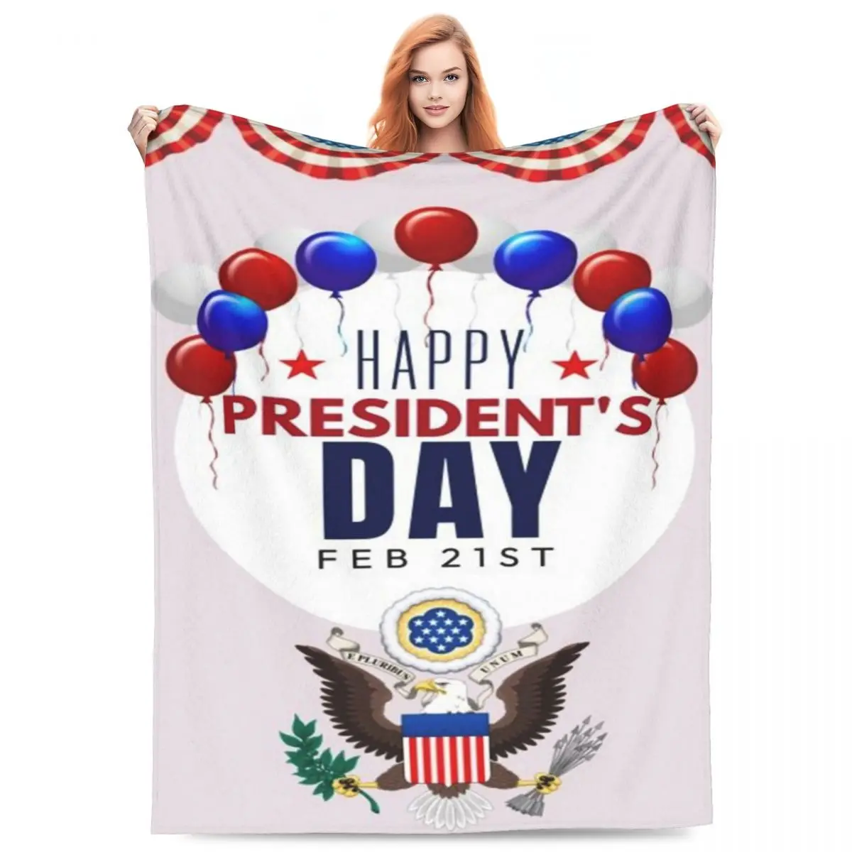 Warm Soft Blanket Travelling Happy Presidents Day Throw Blanket American Festival Flannel Bedspread Chair Sofa Bed Cover
Warm Soft Blanket Travelling Happy Presidents Day Throw Blanket American Festival Flannel Bedspread Chair Sofa Bed Cover