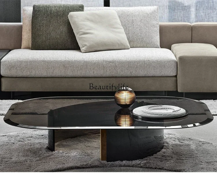 z.Italian minimalist stainless steel light luxury round glass modern personality Nordic creative coffee table
z.Italian minimalist stainless steel light luxury round glass modern personality Nordic creative coffee table