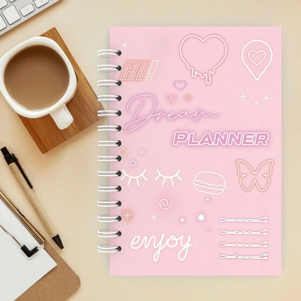 Undated A5 Agenda Planner Notebook Thick Paper Twin-Wire Binding Planner Daily Organizers 128 Pages Creative
Undated A5 Agenda Planner Notebook Thick Paper Twin-Wire Binding Planner Daily Organizers 128 Pages Creative