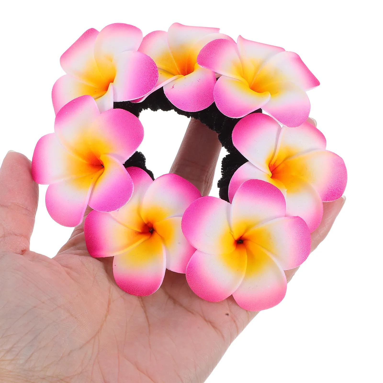 Hawaiian Foam Plumeria Hair Ties Tropical Floral Hair Accessories for Women Luau Party Wedding Vacation Summer Beach Decor
Hawaiian Foam Plumeria Hair Ties Tropical Floral Hair Accessories for Women Luau Party Wedding Vacation Summer Beach Decor