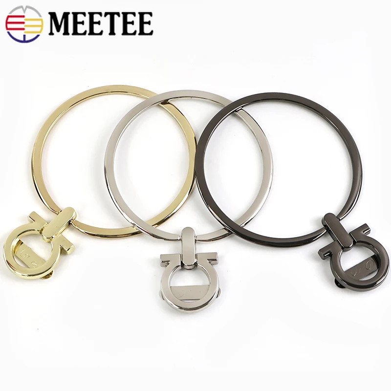 2Pcs Meetee 88mm Metal Bag Handles O Ring Purse Frame Women Handbag Handle Wallet Bracket Crafts Parts DIY Hardware Accessories
2Pcs Meetee 88mm Metal Bag Handles O Ring Purse Frame Women Handbag Handle Wallet Bracket Crafts Parts DIY Hardware Accessories