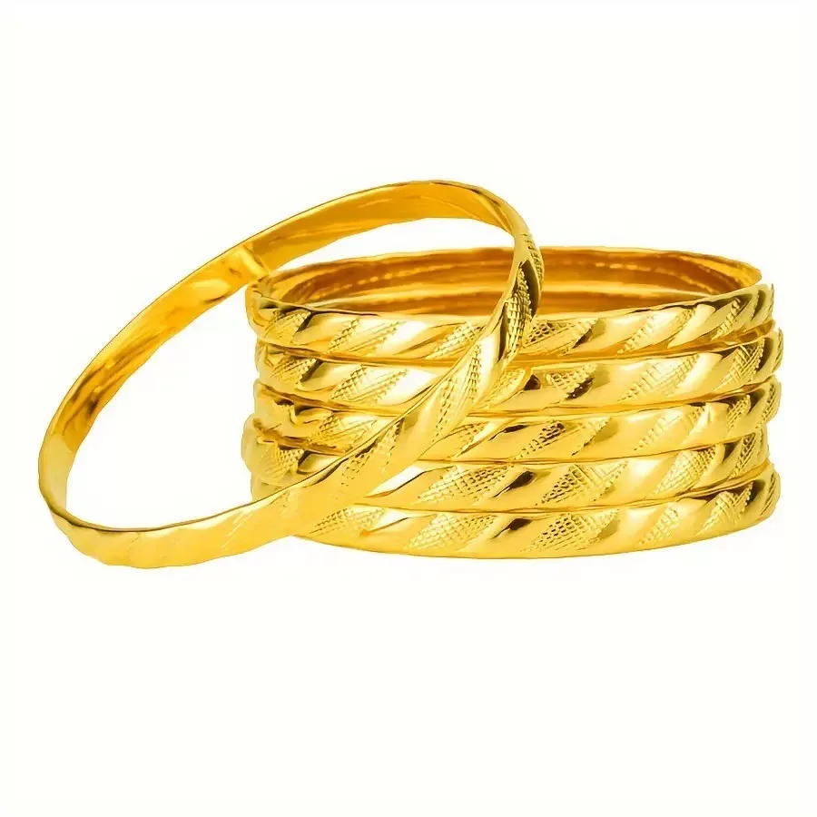 8MM 6pcs/Lot Party Costume Morocco Gold Color Unopenable Charm Bangles for Women Engagement Wedding Jewelry Accessories
8MM 6pcs/Lot Party Costume Morocco Gold Color Unopenable Charm Bangles for Women Engagement Wedding Jewelry Accessories