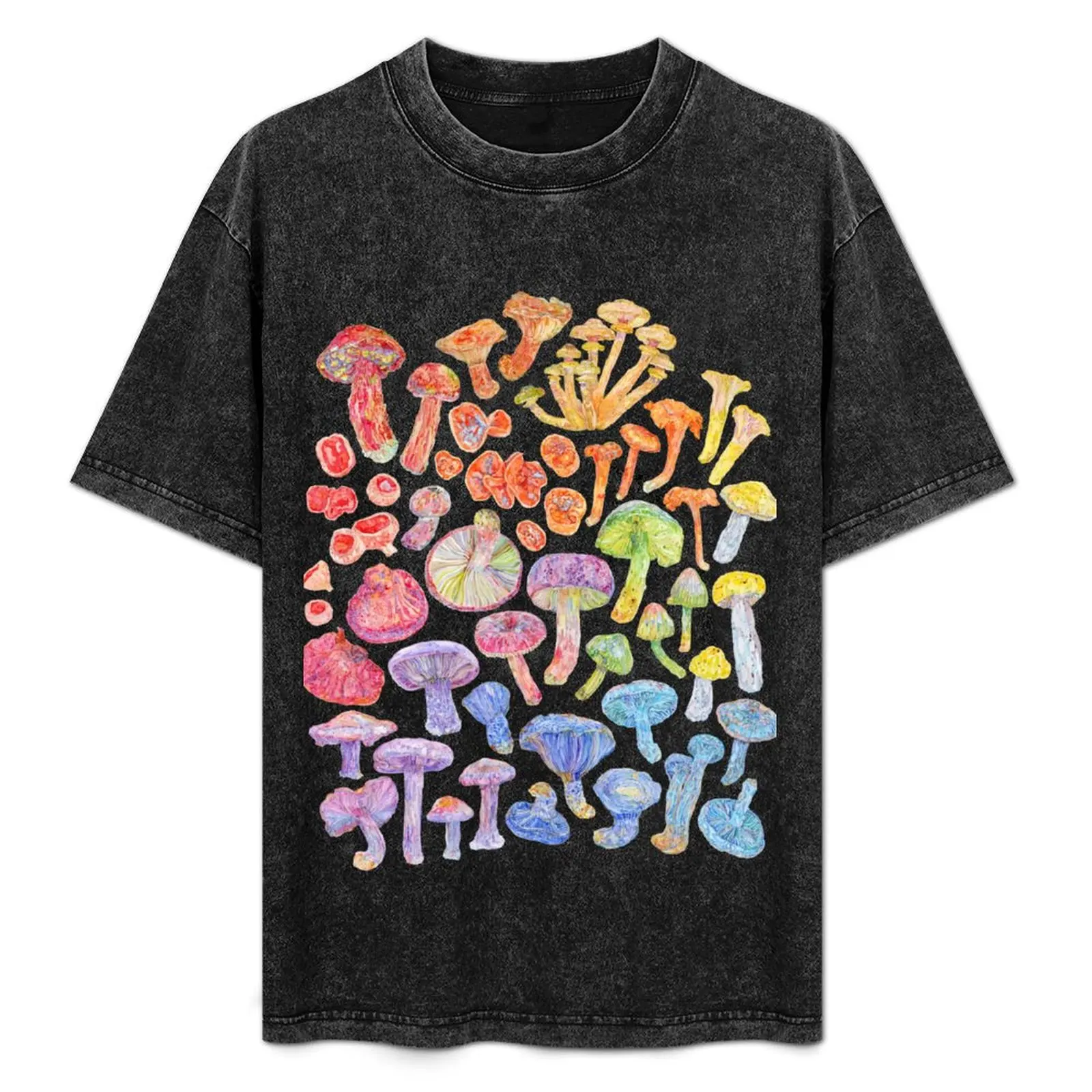 Edible Fungi Rainbow - White T-Shirt new edition sweat Aesthetic clothing men workout shirt
Edible Fungi Rainbow - White T-Shirt new edition sweat Aesthetic clothing men workout shirt
