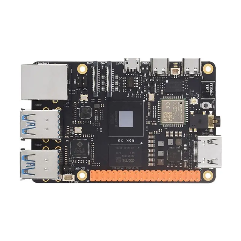 A19Q-RDK X5 Development Board For Smart Computing And Robotics Applications, Support Up To 10 Tops Of Computing Power
A19Q-RDK X5 Development Board For Smart Computing And Robotics Applications, Support Up To 10 Tops Of Computing Power