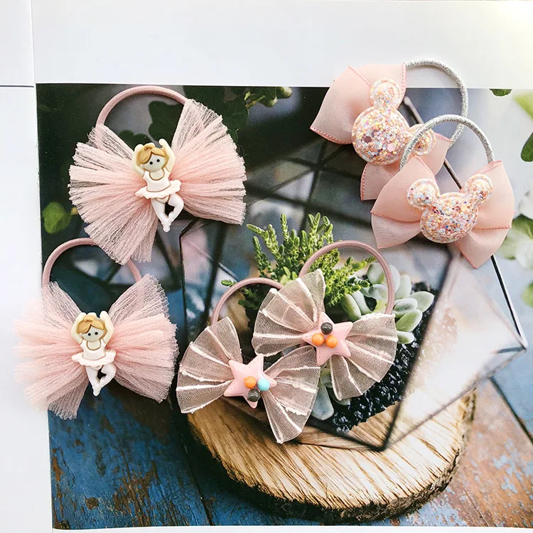 10pcs Pink Tutu Bow Glitter Star Bow Elastic Hair Bands PomPom Rabbit Ears Ponytail Holder Fairy Hair Ties Fashion Headwear
10pcs Pink Tutu Bow Glitter Star Bow Elastic Hair Bands PomPom Rabbit Ears Ponytail Holder Fairy Hair Ties Fashion Headwear