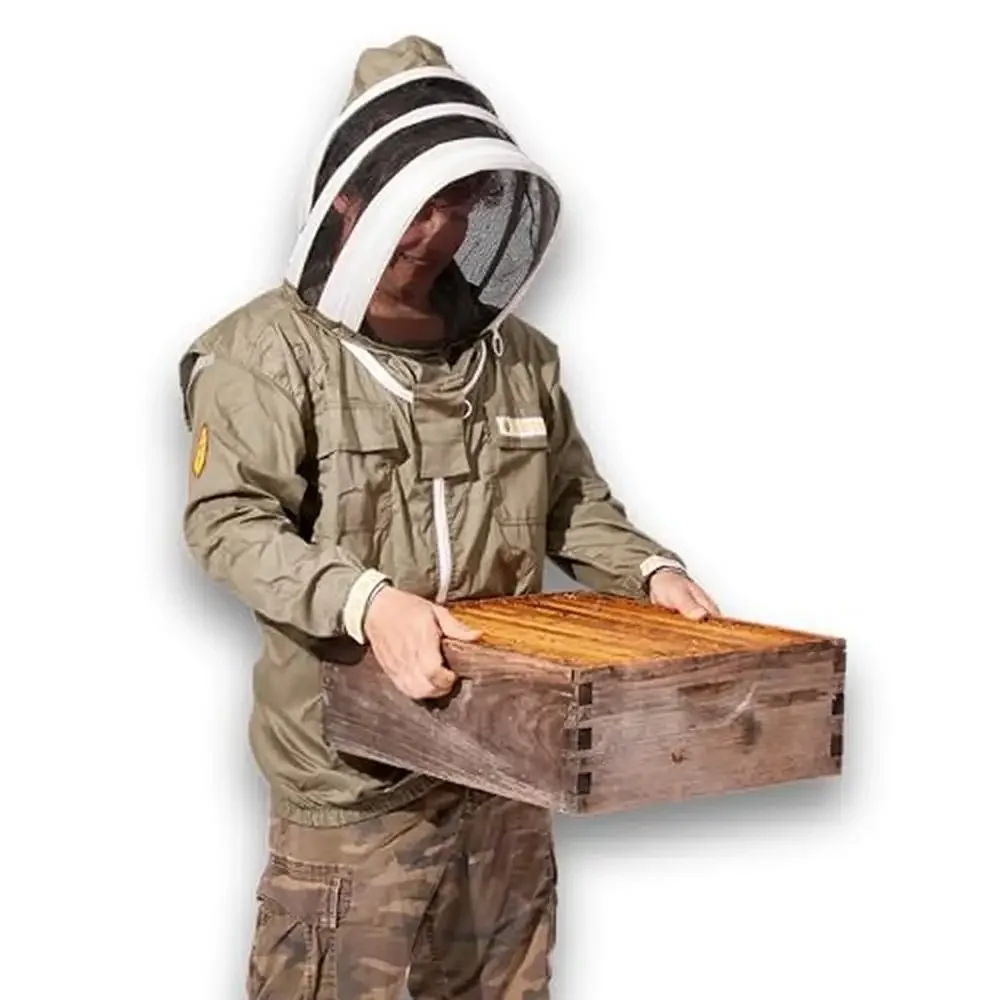 Beekeeping Jacket Ultra Light Weight UV Protection Ventilated Elastic Versatile Design Easy On Easy Off Durable Machine
Beekeeping Jacket Ultra Light Weight UV Protection Ventilated Elastic Versatile Design Easy On Easy Off Durable Machine