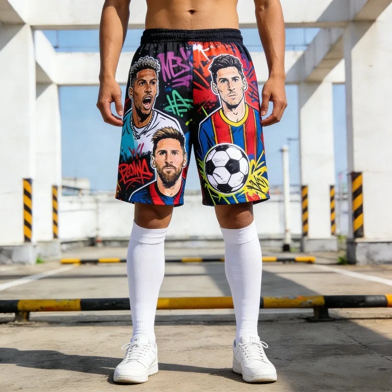 2026 Summer New Printed Football Superstar Sports Shorts, Adult and Children's Plus Size Trendy Quick Drying Sports Pants
2026 Summer New Printed Football Superstar Sports Shorts, Adult and Children's Plus Size Trendy Quick Drying Sports Pants