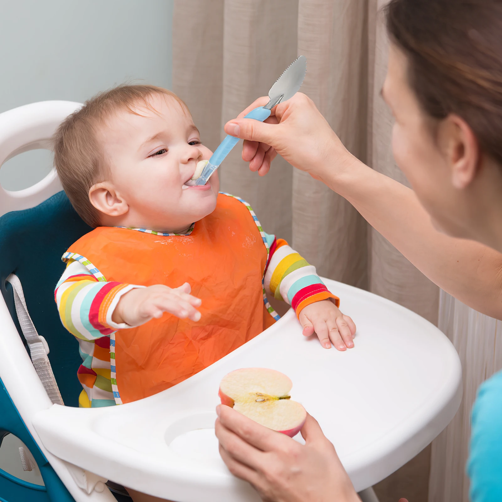 2pcs Double-headed Fruit Scraping Spoon Soft Silicone Stainless Steel Baby Food PureeToddler Serving Kitchen Gadgets Fruit
2pcs Double-headed Fruit Scraping Spoon Soft Silicone Stainless Steel Baby Food PureeToddler Serving Kitchen Gadgets Fruit