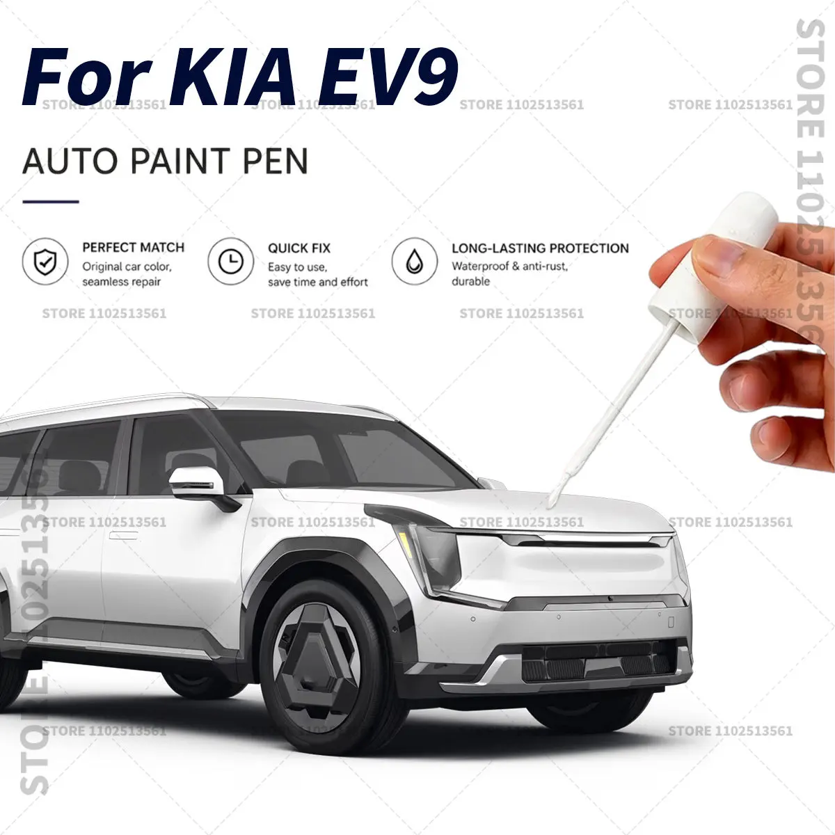 Car Paint Repair Pen Touch Up Paint Brush Scratch Remover for Deep Scratches and Marks For KIA EV9 Green White Black Red Silver
Car Paint Repair Pen Touch Up Paint Brush Scratch Remover for Deep Scratches and Marks For KIA EV9 Green White Black Red Silver
