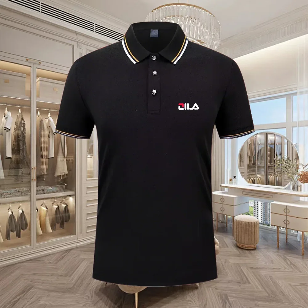 2026 Summer New Breathable and Comfortable Short-Sleeve Men's Polo Shirt, Summer Fashion Golf Top, Casual Business T-Shirt
2026 Summer New Breathable and Comfortable Short-Sleeve Men's Polo Shirt, Summer Fashion Golf Top, Casual Business T-Shirt