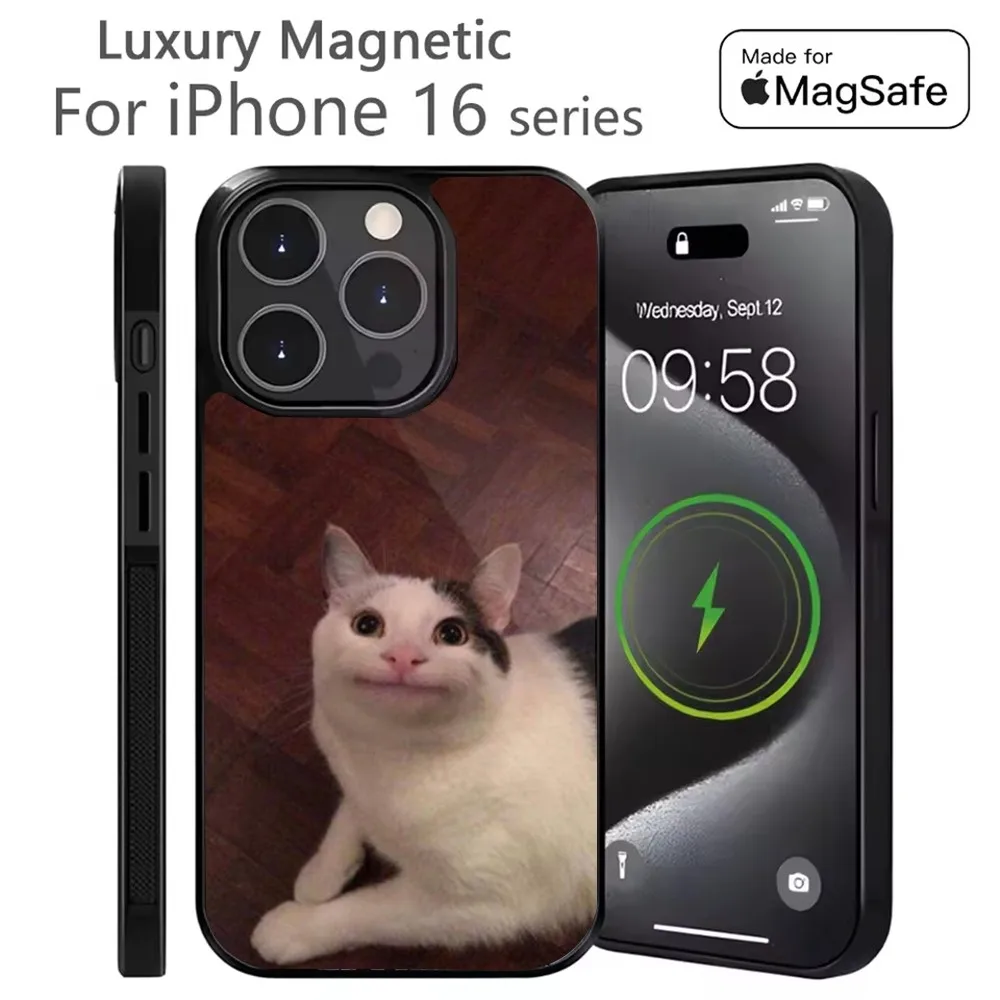 Pet Cat Funny memes Phone Case For iPhone 16,15,14,13,12,11,Plus,Pro,Max Mini Magsafe Magnetic Wireless Charging
Pet Cat Funny memes Phone Case For iPhone 16,15,14,13,12,11,Plus,Pro,Max Mini Magsafe Magnetic Wireless Charging