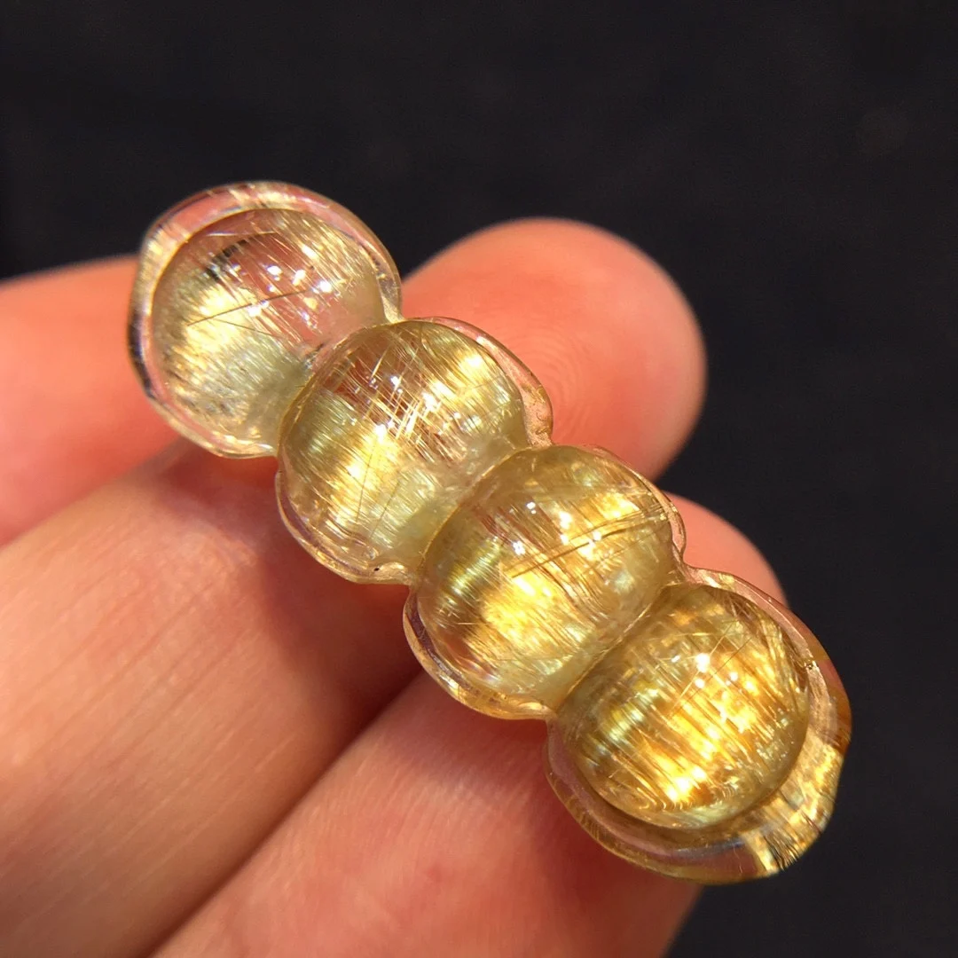 Natural Gold Rutilated Quartz Pendant Necklace Jewelry 33.6*10.7*8.4mm wealth Rutilated Women Men AAAAAAA
Natural Gold Rutilated Quartz Pendant Necklace Jewelry 33.6*10.7*8.4mm wealth Rutilated Women Men AAAAAAA