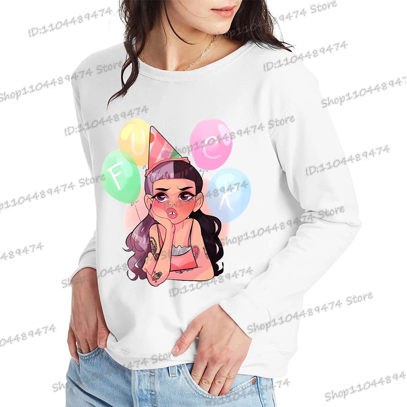 Cartoon Style Melanie Martinez Sweatshirt Women Happy Birthday Gift Pullover Singer Music Album Fans Streetwear Ladies Tracksuit
Cartoon Style Melanie Martinez Sweatshirt Women Happy Birthday Gift Pullover Singer Music Album Fans Streetwear Ladies Tracksuit
