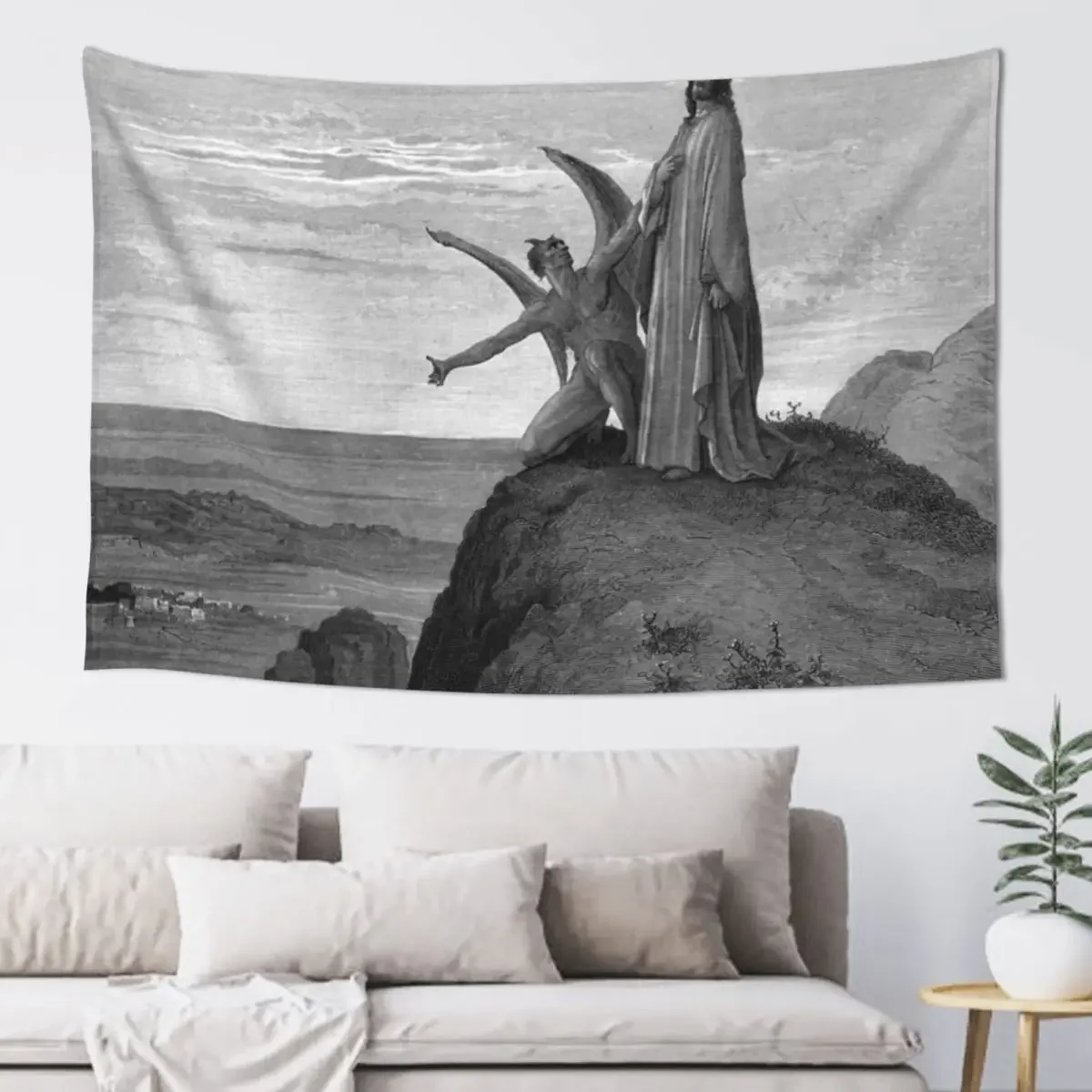 High Res Gustave Doré The Temptation of Christ 1866 Tapestry Room Decorator Aesthetic Room Decor Korean Bedroom Decor Tapestry
High Res Gustave Doré The Temptation of Christ 1866 Tapestry Room Decorator Aesthetic Room Decor Korean Bedroom Decor Tapestry