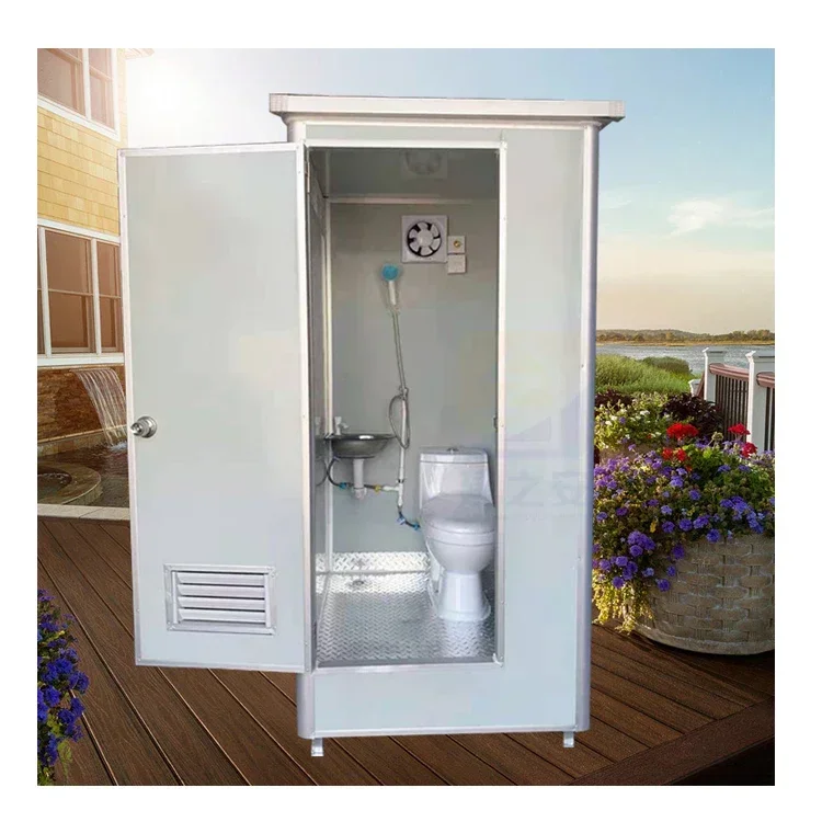 Modern Portable Bathroom Station wharf cabin tiny home Mobile Toilet Good Quality Portable Toilet
Modern Portable Bathroom Station wharf cabin tiny home Mobile Toilet Good Quality Portable Toilet