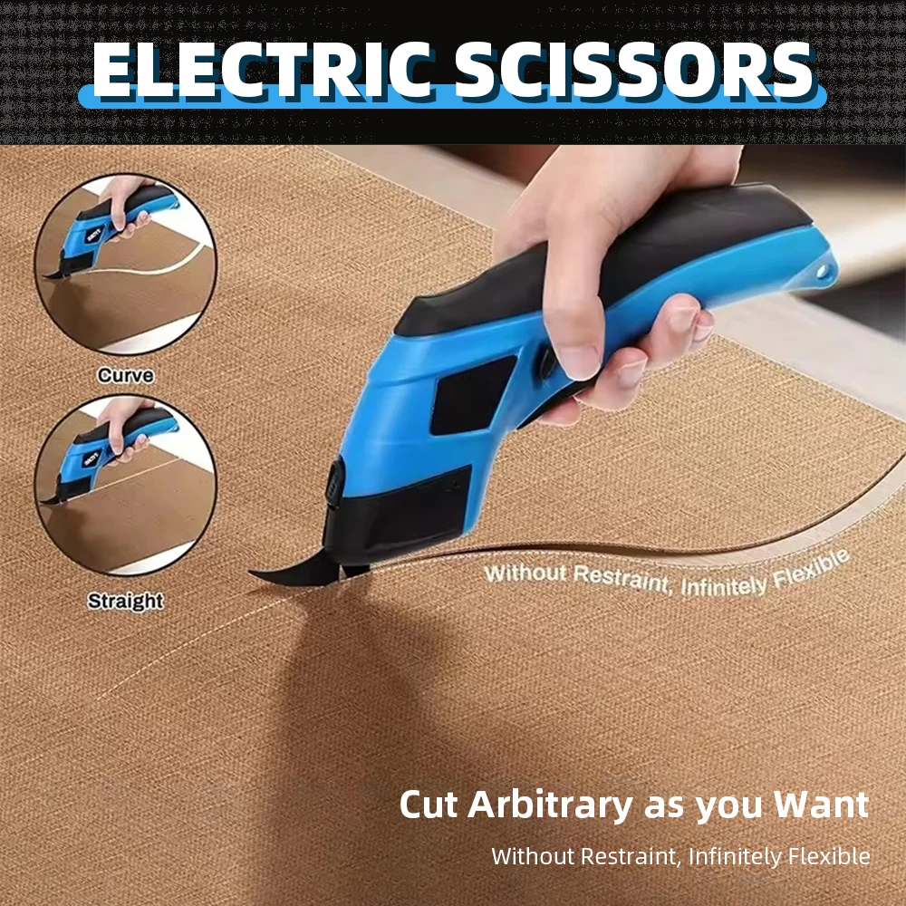 Electric Scissors Fabric Cutter Leather Scissors USB Carton Instructions Cutting Machine with Tungsten Steel Blades
Electric Scissors Fabric Cutter Leather Scissors USB Carton Instructions Cutting Machine with Tungsten Steel Blades