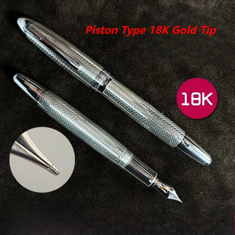 2026 Wingsung 629 Pure Silver Fountain Pen Limited Edition Junlai 18K Standard F0.5mm Gold Nib Collection Business Writing Gift
2026 Wingsung 629 Pure Silver Fountain Pen Limited Edition Junlai 18K Standard F0.5mm Gold Nib Collection Business Writing Gift