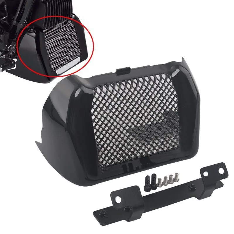 Motorcycle Oil Cooler Cover Kit With Bracket For Harley Touring Road King Street Glide Freewheeler FLHXS FLTRX FLHR 2017-2018
Motorcycle Oil Cooler Cover Kit With Bracket For Harley Touring Road King Street Glide Freewheeler FLHXS FLTRX FLHR 2017-2018