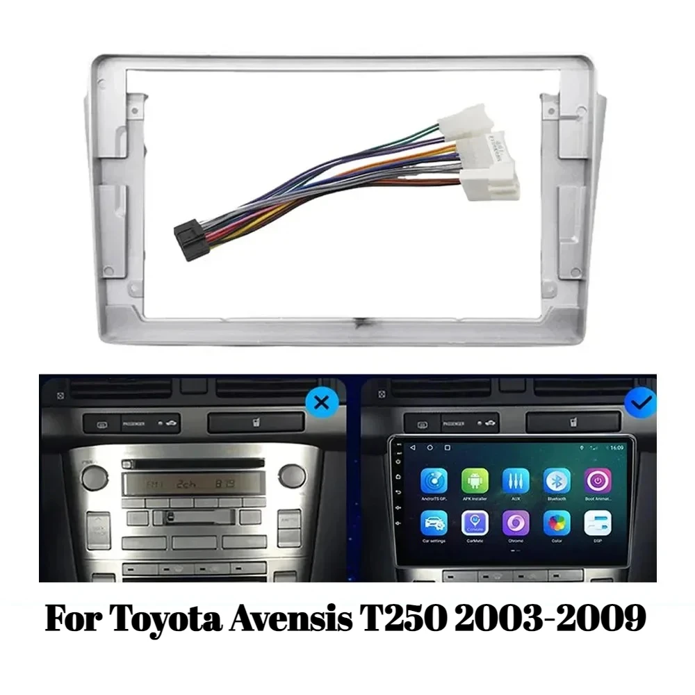 9 Inch 2 Din Car Radio Fascia Dash Panel Installation Frame Kit for Toyota Avensis T250 2003-2009 CD/DVD/GPS Stereo Upgrade
9 Inch 2 Din Car Radio Fascia Dash Panel Installation Frame Kit for Toyota Avensis T250 2003-2009 CD/DVD/GPS Stereo Upgrade